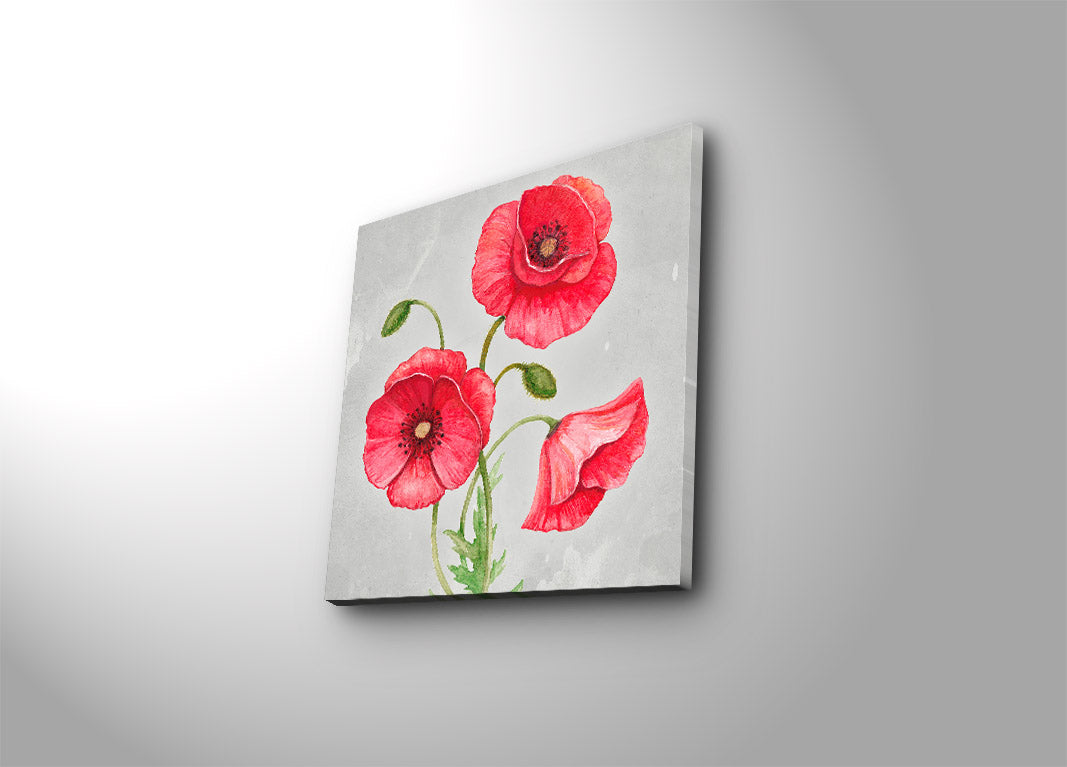 Quadro Decorativo em Tela Suede 100% com Moldura de Madeira 3 cm — Multicolor, 45 x 45 cm (4545K-57)