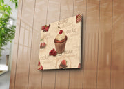 Quadro em Tela Decorativa Multicolor 45x45 cm, Camurça 100%, Moldura de Madeira 3 cm (4545K-60)