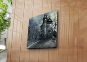 Tela Decorativa Multicolor 45x45 cm | Canvas 100% Suede | Moldura de Madeira 3 cm – 4545K-62