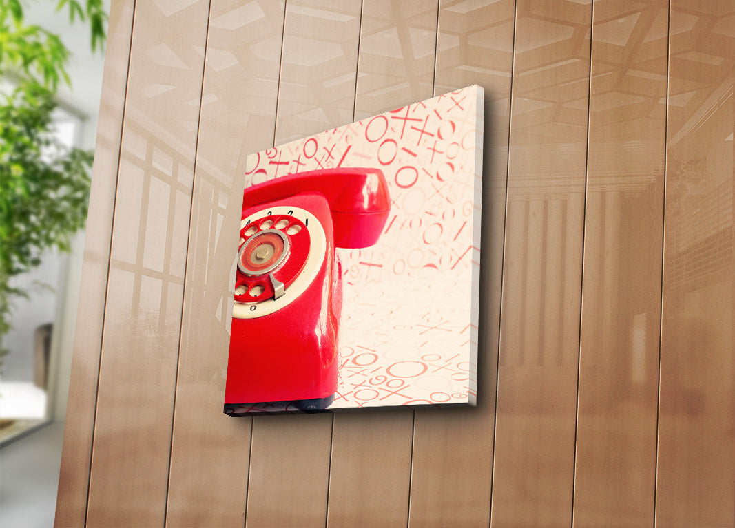 Tela Decorativa Multicolor 45x45 cm com Moldura de Madeira (3 cm) – Suede 100% – 4545K-63