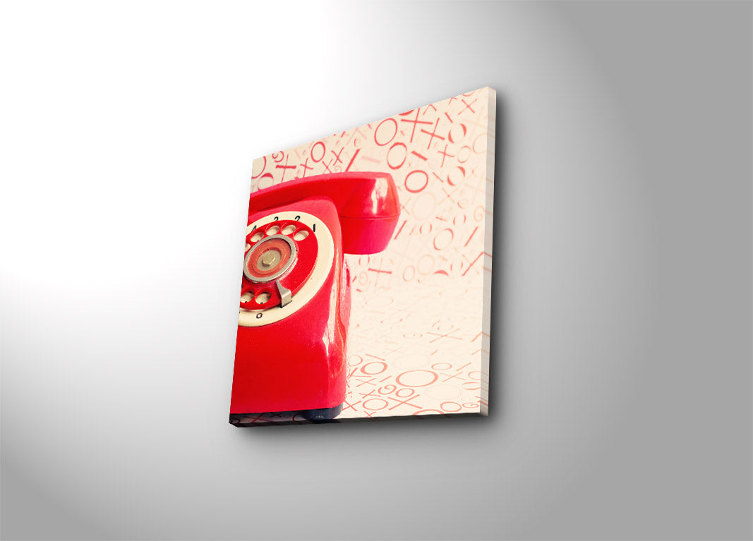 Tela Decorativa Multicolor 45x45 cm com Moldura de Madeira (3 cm) – Suede 100% – 4545K-63