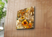 Quadro em Tela Decorativa Multicolor 45x45 cm | Camurça 100% | Moldura 100% Madeira 3 cm – 4545K-76