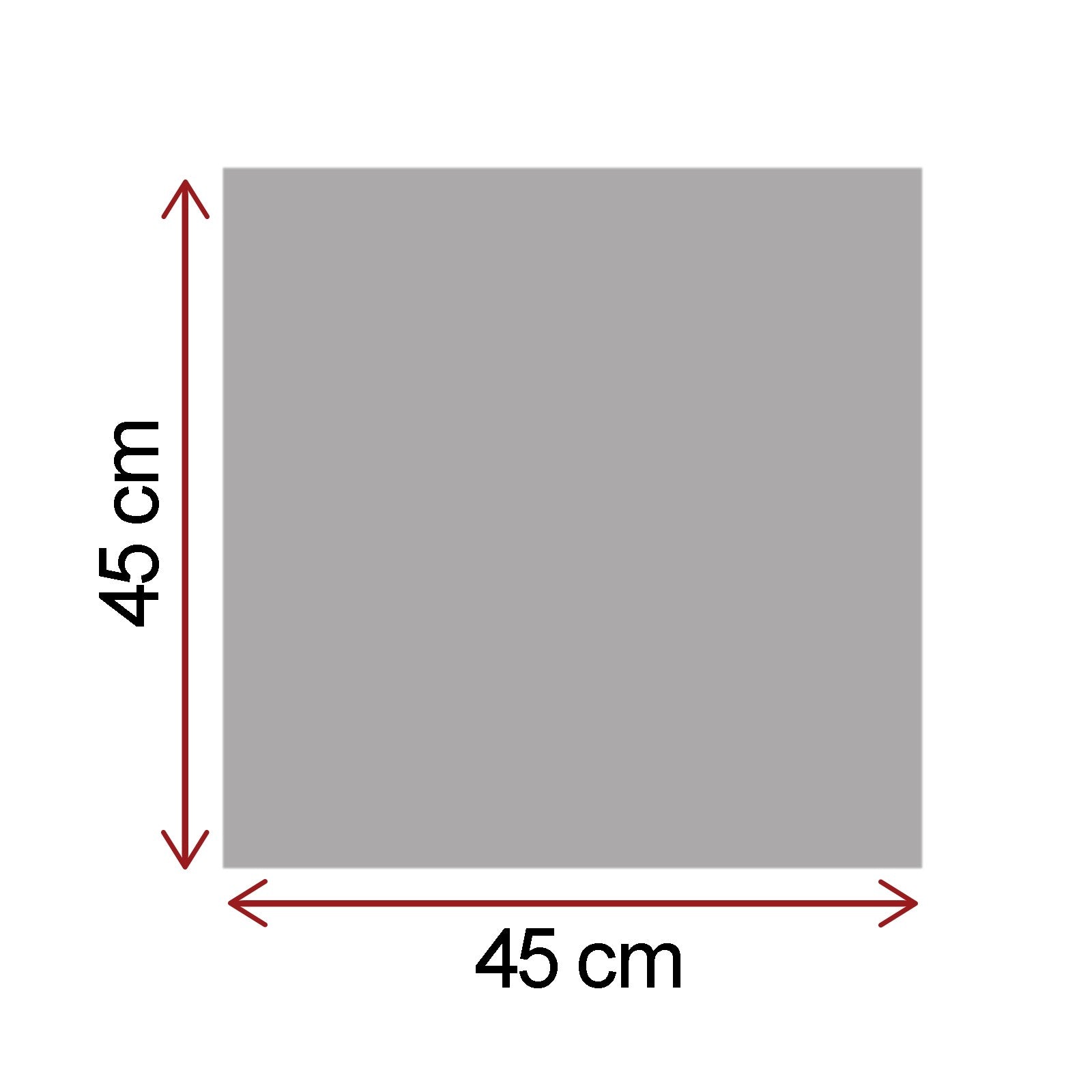 Tela Decorativa Multicolor 45x45 cm em Camurça 100% com Moldura de Madeira 3 cm – 4545K-82