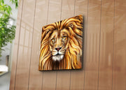 Quadro Decorativo em Tela Suede 100% Multicolor 45x45 cm com Moldura de Madeira 3 cm – 4545K-86