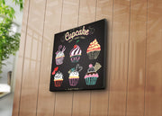 Tela Decorativa em Camurça 100% Multicolor 45x45 cm com Moldura de Madeira 3 cm – 4545K-87