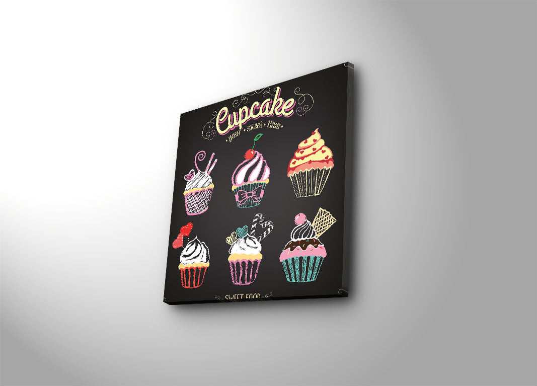 Tela Decorativa em Camurça 100% Multicolor 45x45 cm com Moldura de Madeira 3 cm – 4545K-87