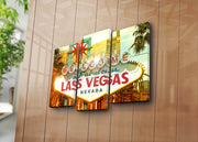 Conjunto de Quadros Canvas (3 Peças) Multicolor em Suede com Moldura de Madeira – 45 x 66 cm