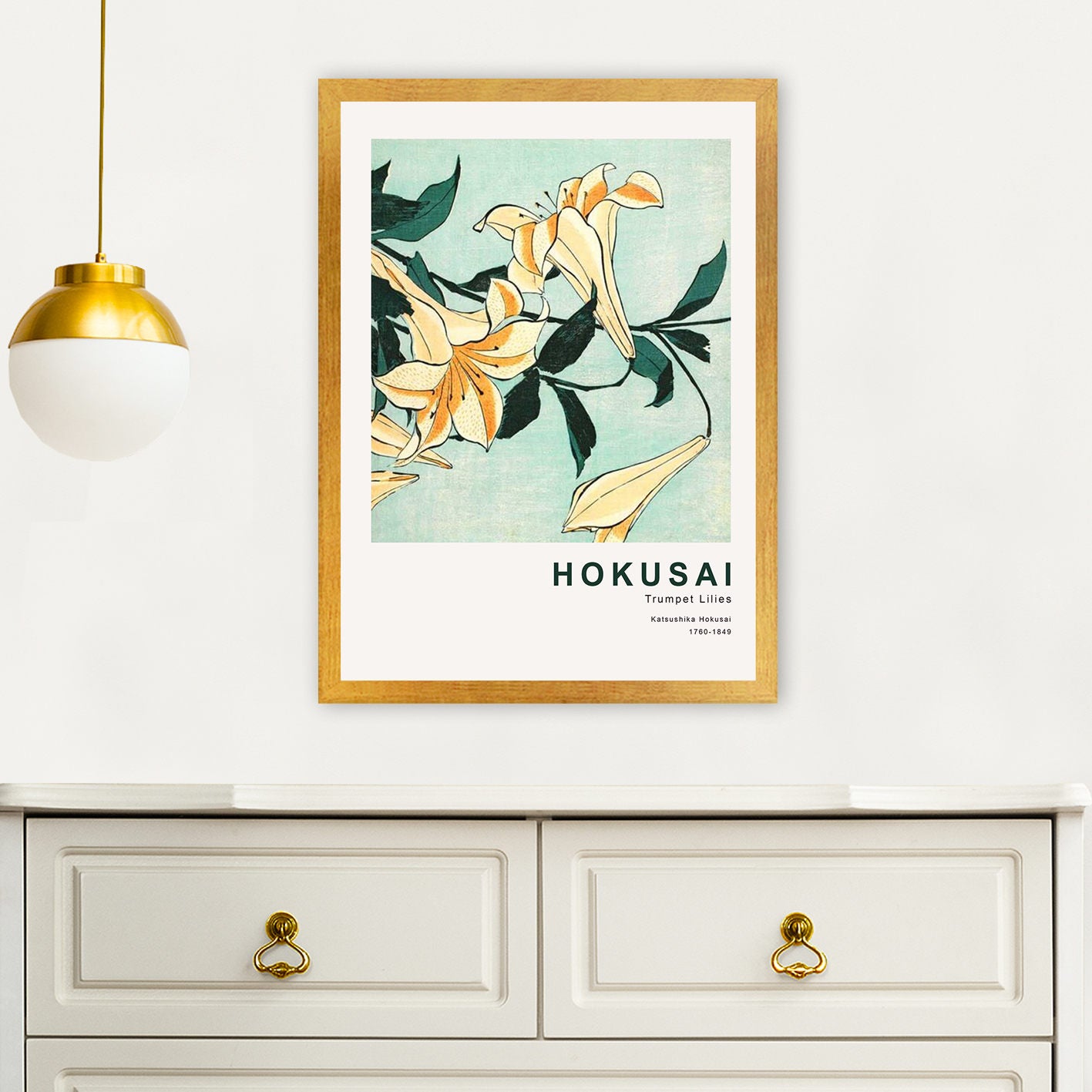 Pintura Decorativa Elegante em Moldura, 55 x 75 cm | Moldura 100% Madeira com 2 cm de Poliestireno | Impressão Digital UV | Perfeito para Amantes de Decoração e Arte