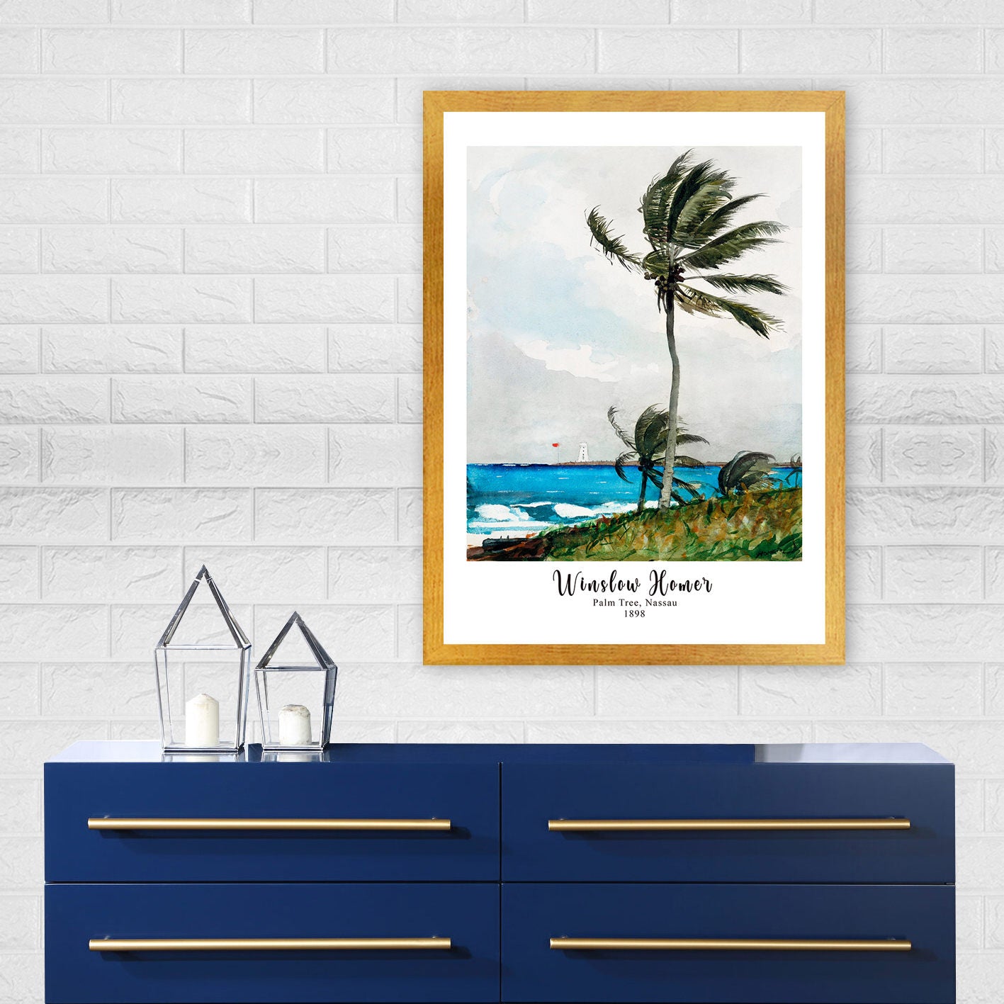 Quadro Decorativo Moldura Madeira Multicolor 35x45cm - Luxo