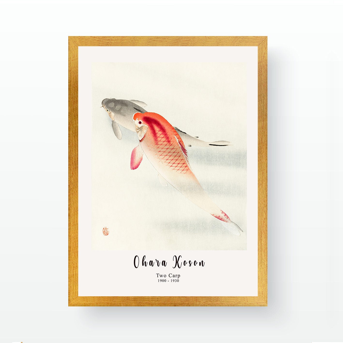 Quadro Decorativo Emoldurado Multicolor 35x45cm - Premium