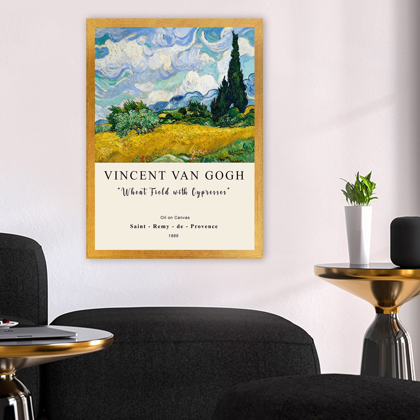 Quadro Decorativo Emoldurado Multicolor 37x47cm - Impressão UV