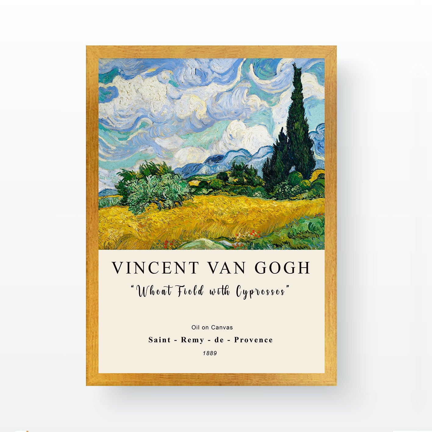 Quadro Decorativo Emoldurado Multicolor 37x47cm - Impressão UV