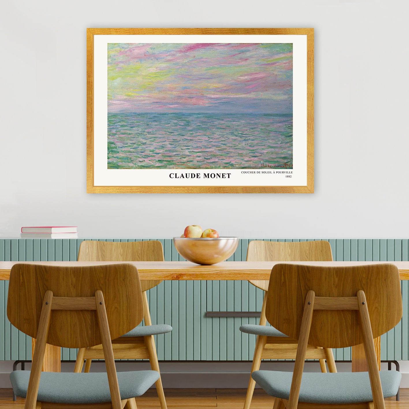 Quadro Decorativo Emoldurado Premium 35x45cm - Arte Multicolor