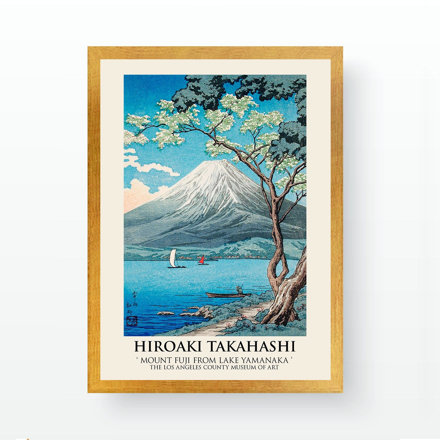 Quadro Decorativo Multicolor Premium com Moldura Madeira 35x45cm