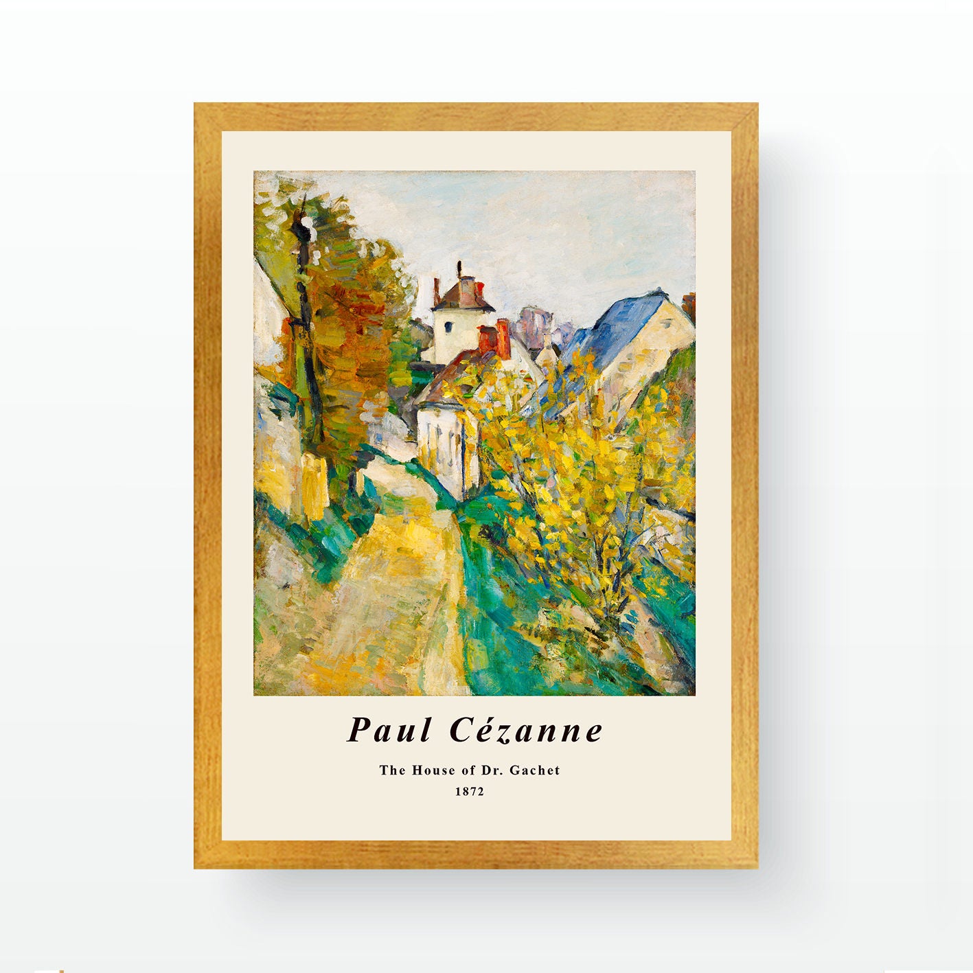 Quadro Decorativo com Moldura de Madeira 37x47cm - Multicolor