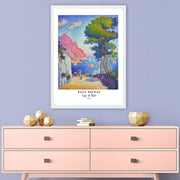 Quadro Decorativo Multicolor com Moldura 35x45cm - Arte Digital