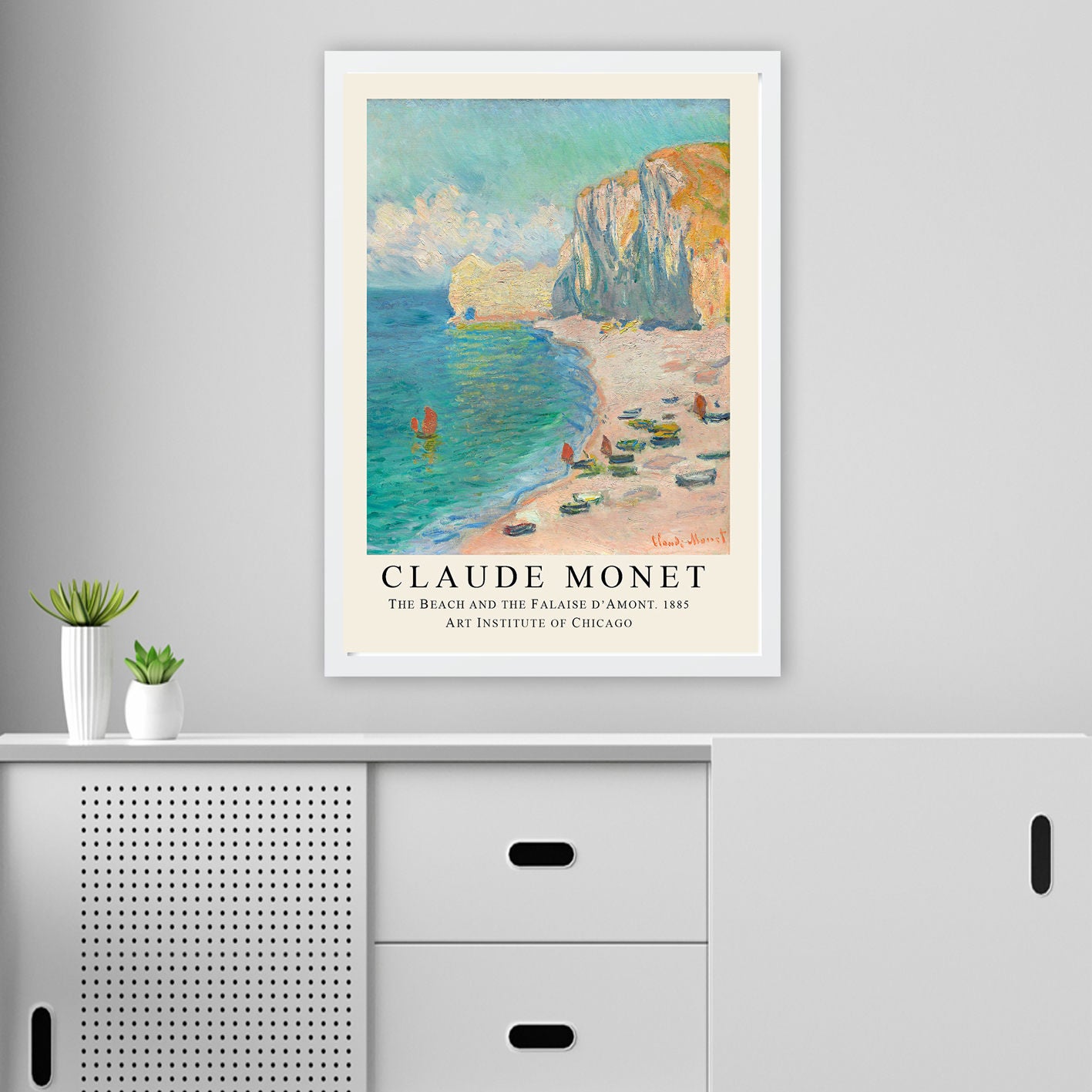 Pintura Decorativa Elegante em Moldura, 55 x 75 cm | Moldura 100% Madeira com 2 cm de Poliestireno | Impressão Digital UV | Perfeito para Amantes de Decoração e Arte