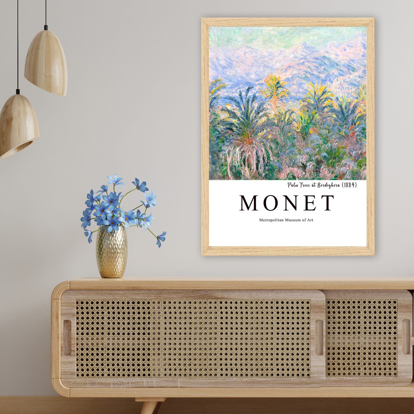 Quadro Decorativo Emoldurado Multicolor 35x45cm - Arte Premium