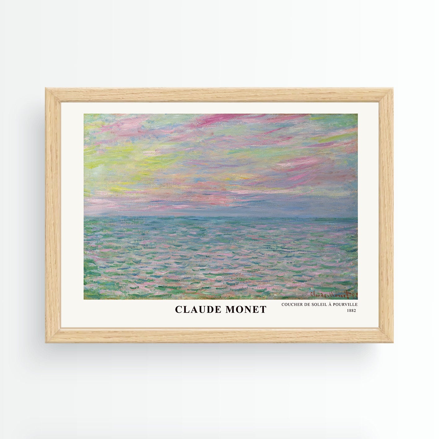 Quadro Decorativo Emoldurado Multicolor - Impressão UV Premium