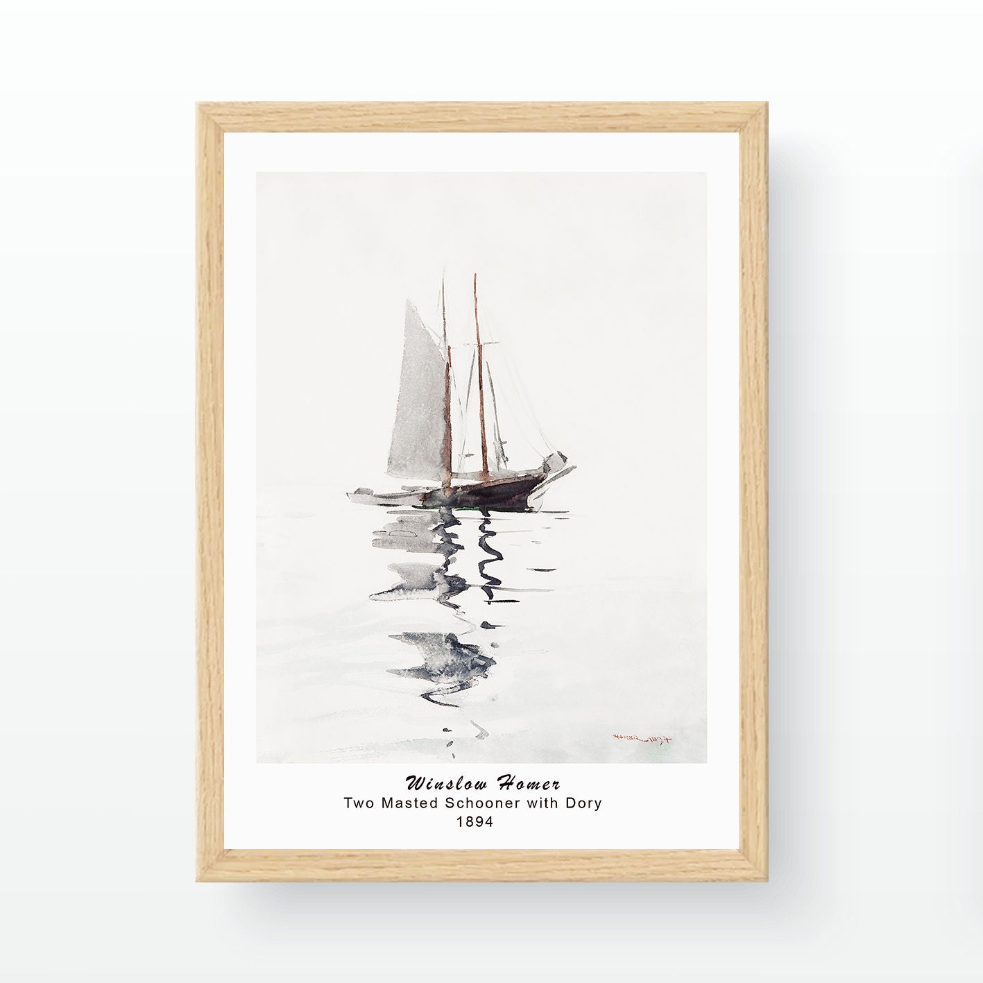 Quadro Decorativo Emoldurado Multicolor - Arte Premium 35x45cm