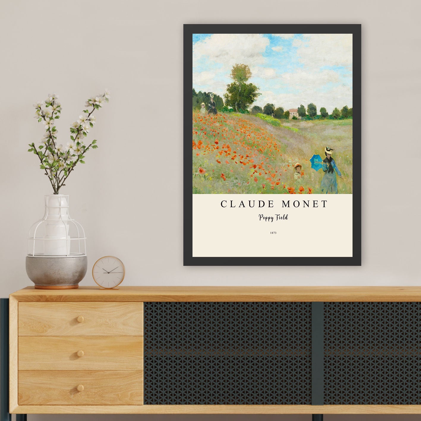 Quadro Decorativo Multicolor Premium com Moldura - 35x45cm