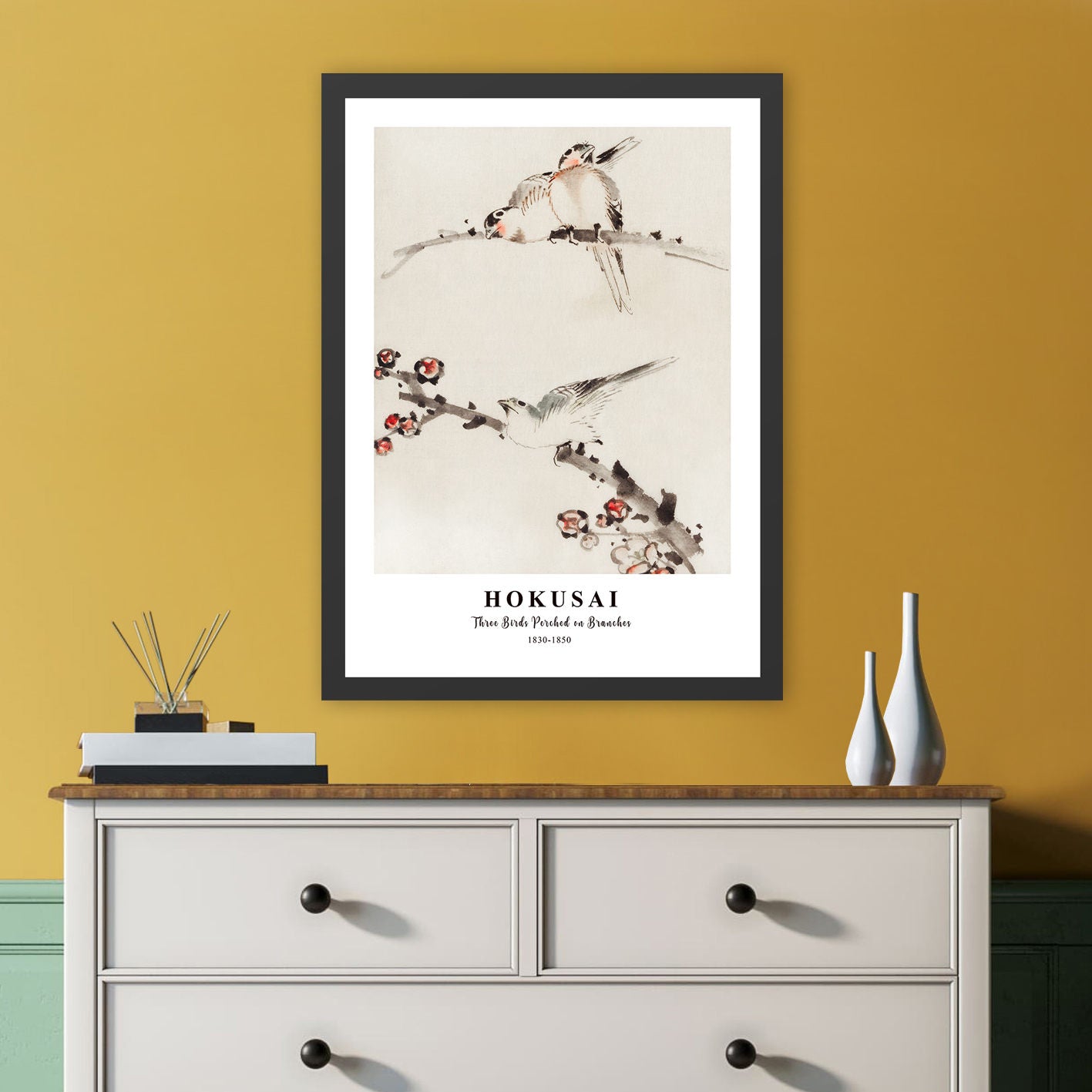 Quadro Decorativo Moldura Madeira 35x45cm - Impressão Premium UV