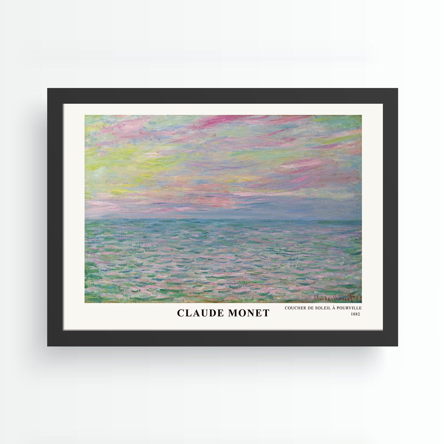 Quadro Decorativo Emoldurado Multicolor - Impressão Digital UV