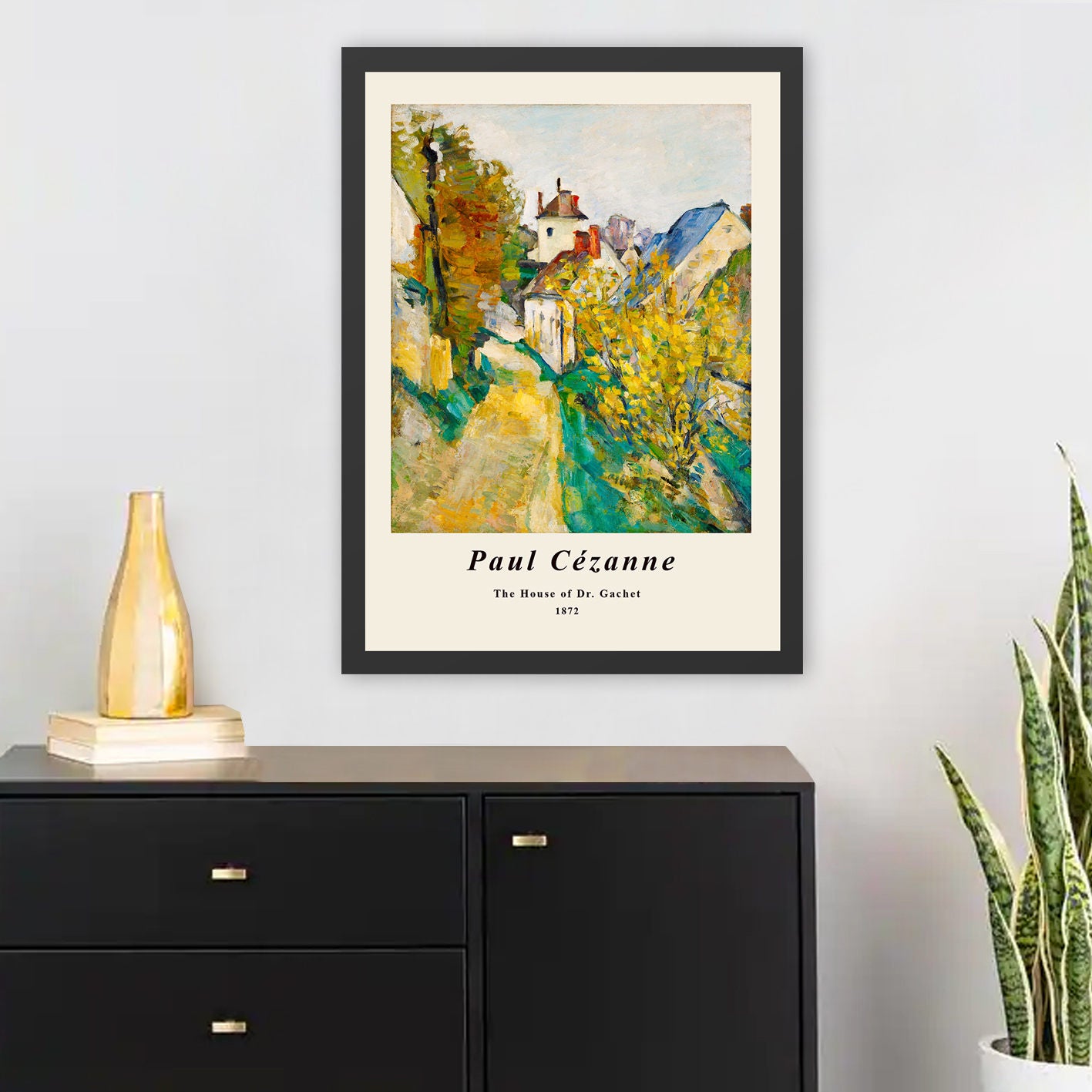 Pintura Decorativa Elegante em Moldura, 35 x 45 cm | Moldura 100% Madeira, Poliestireno de 2 cm de Espessura | Impressão Digital UV para Exibição de Arte Vibrante