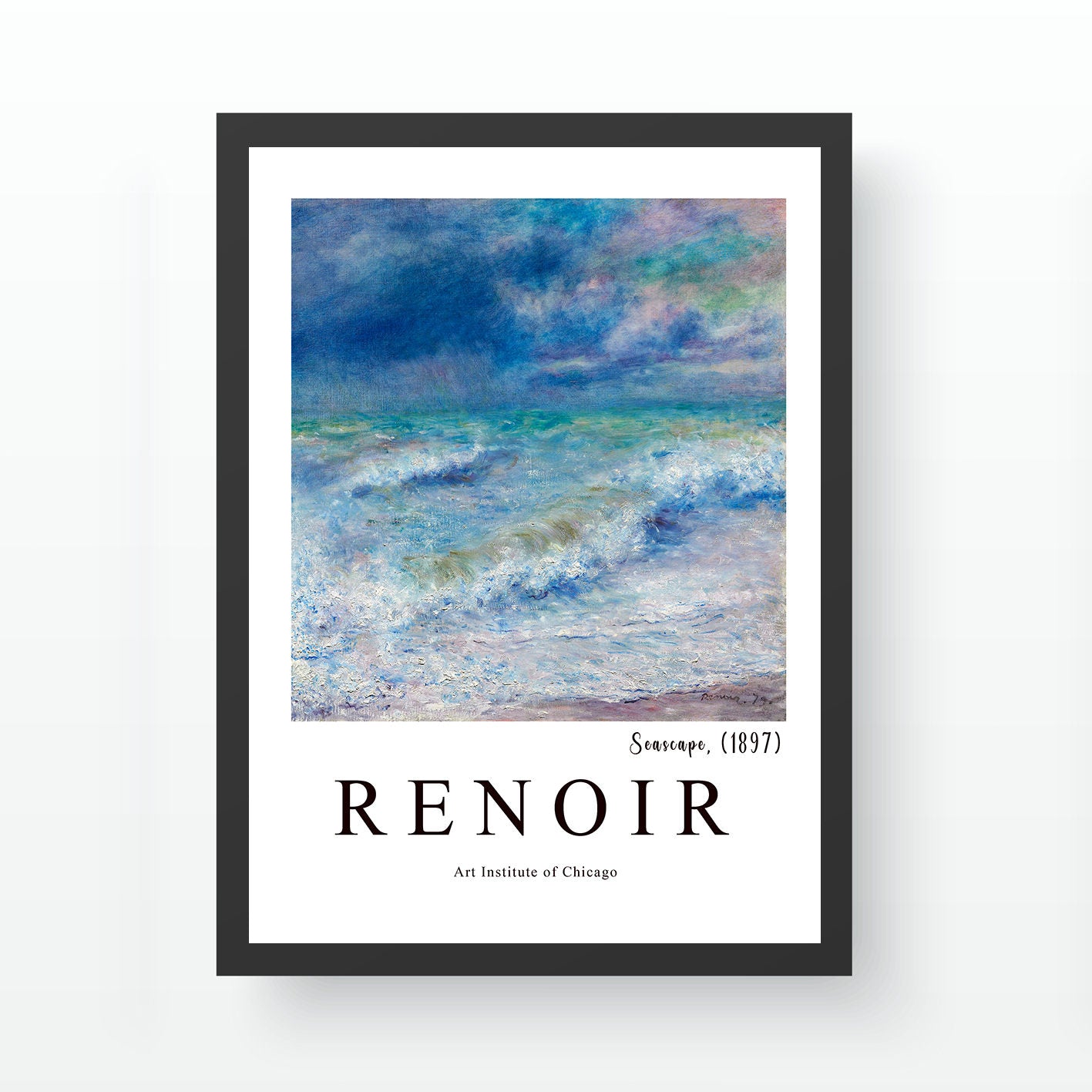 Quadro Decorativo Multicolor com Moldura - Impressão Digital UV