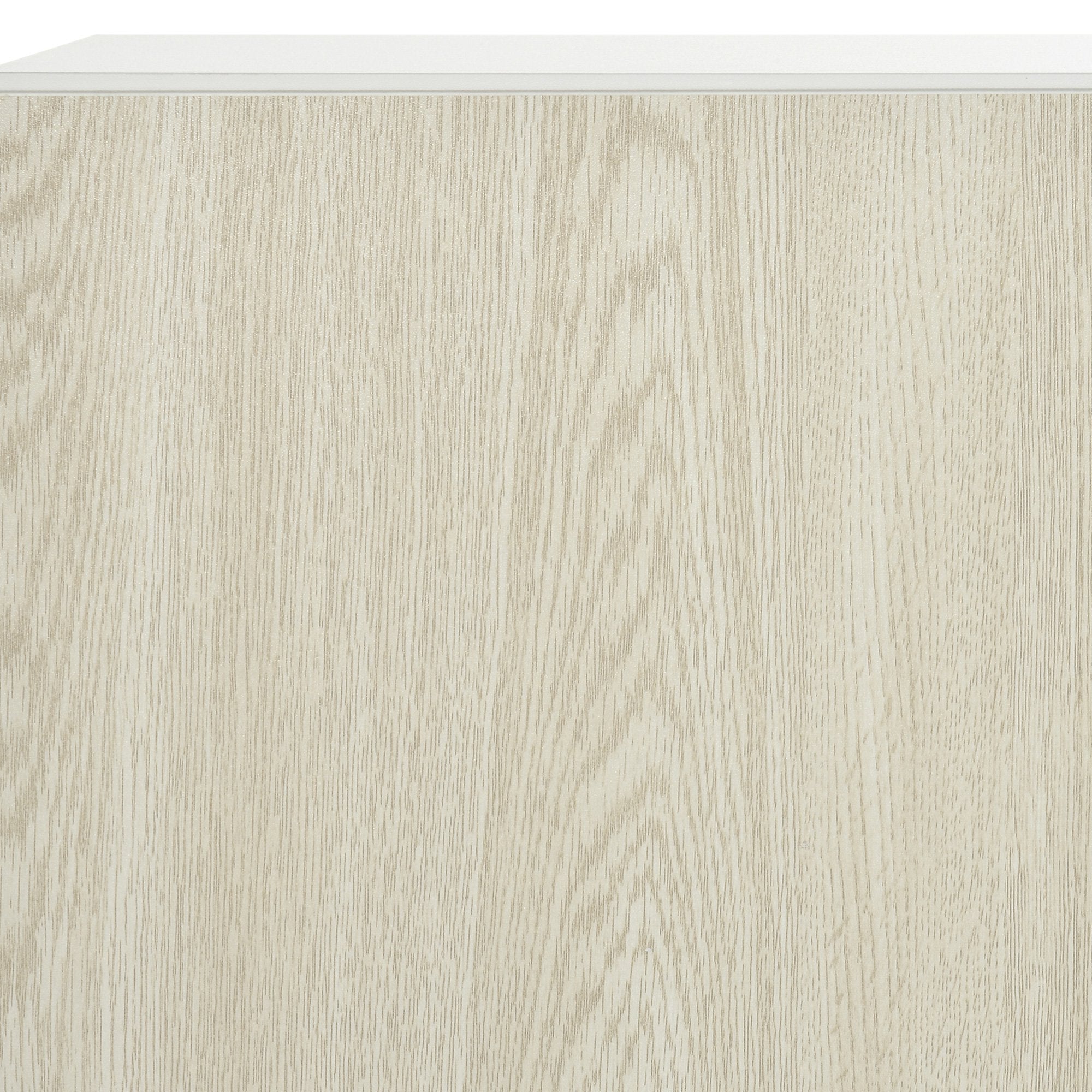 Móvel de TV Moderno 150x31.5x40cm - Branco e Madeira