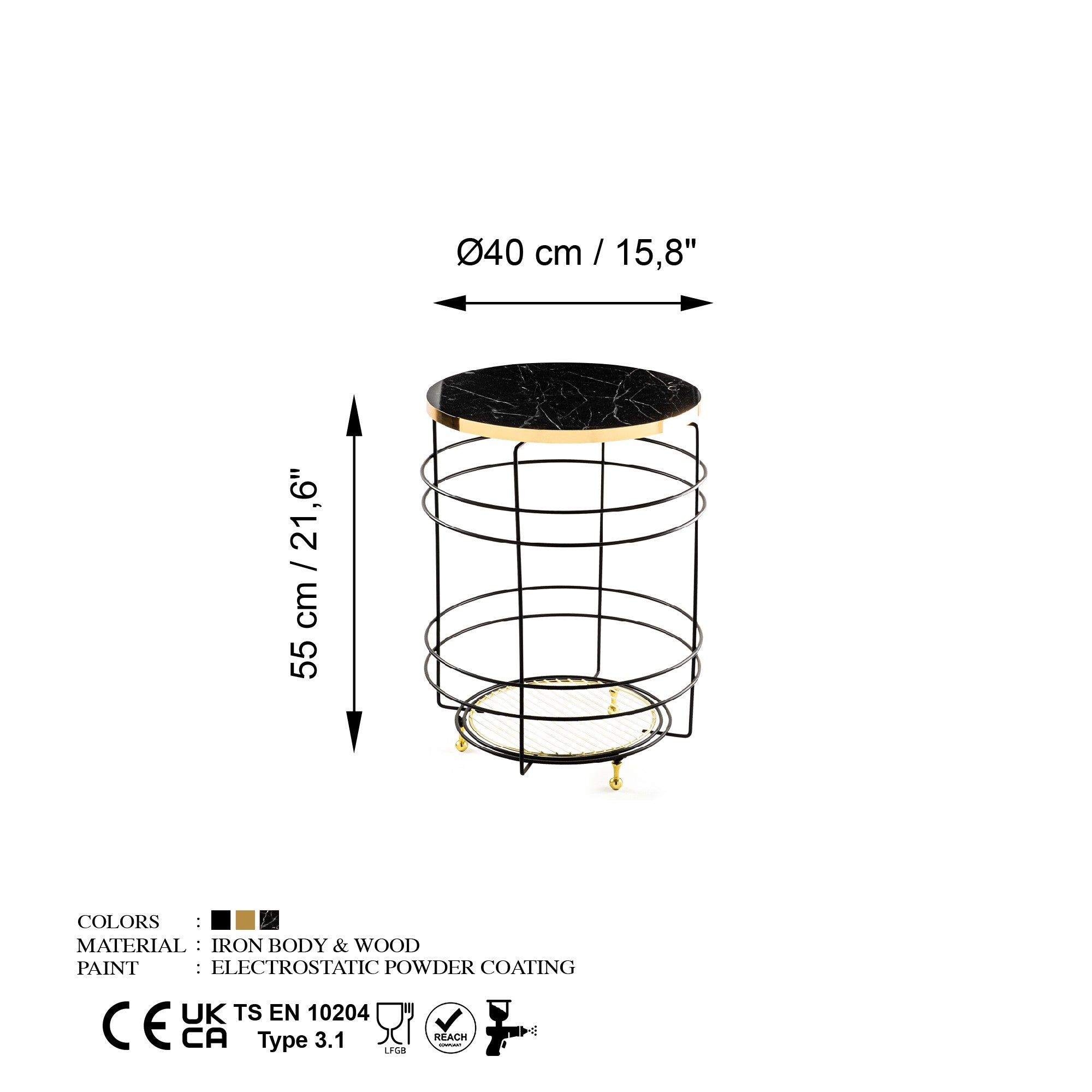 Mesa de Centro-SHB-006-Preto
