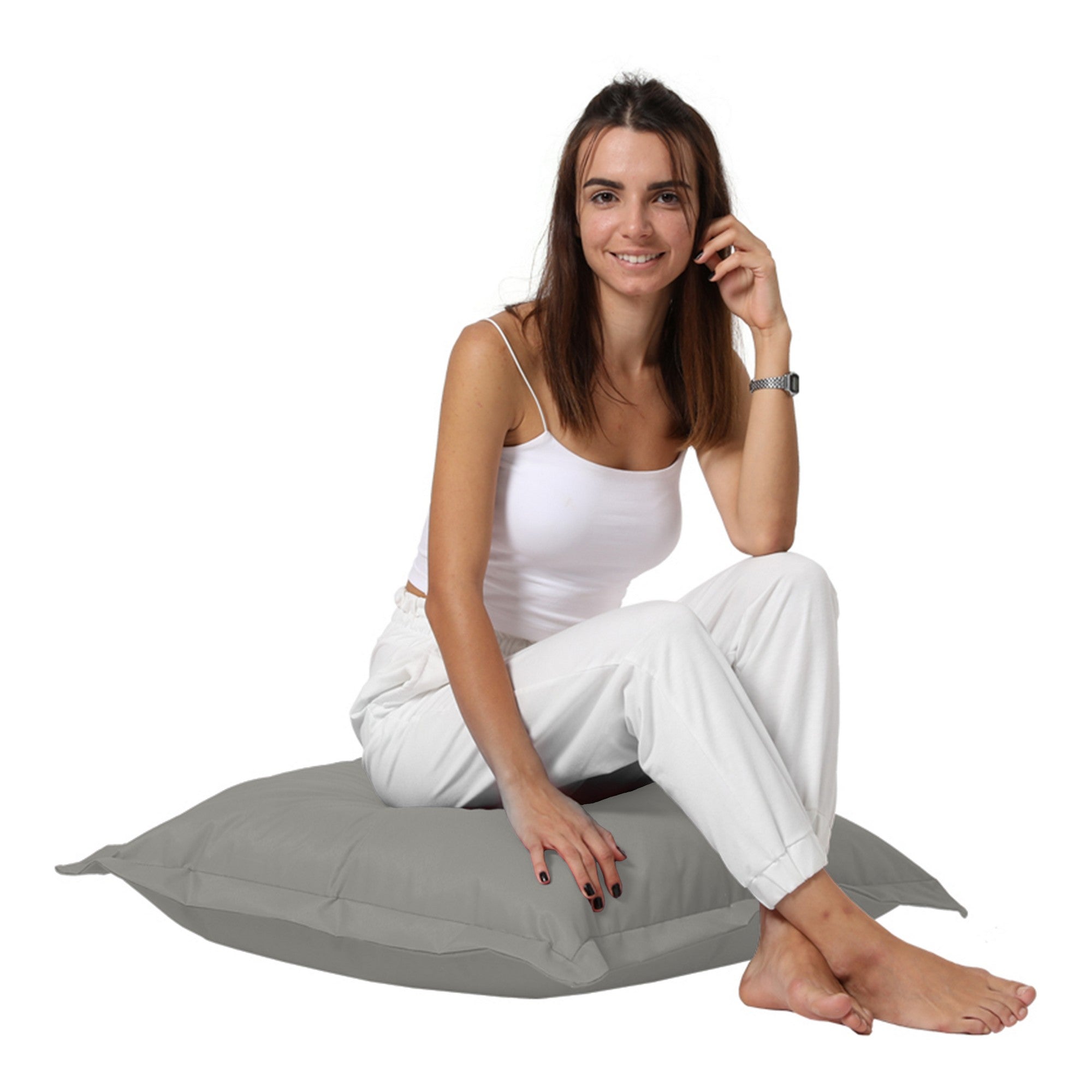 Almofada de jardim-Cushion Pouf-Fumaça
