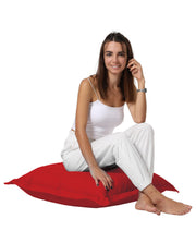 Almofada de jardim-Cushion Pouf-Vermelho