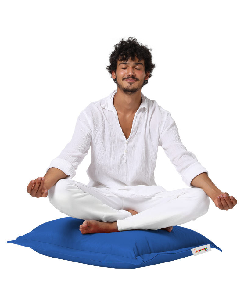 Almofada de jardim-Cushion Pouf-Azul