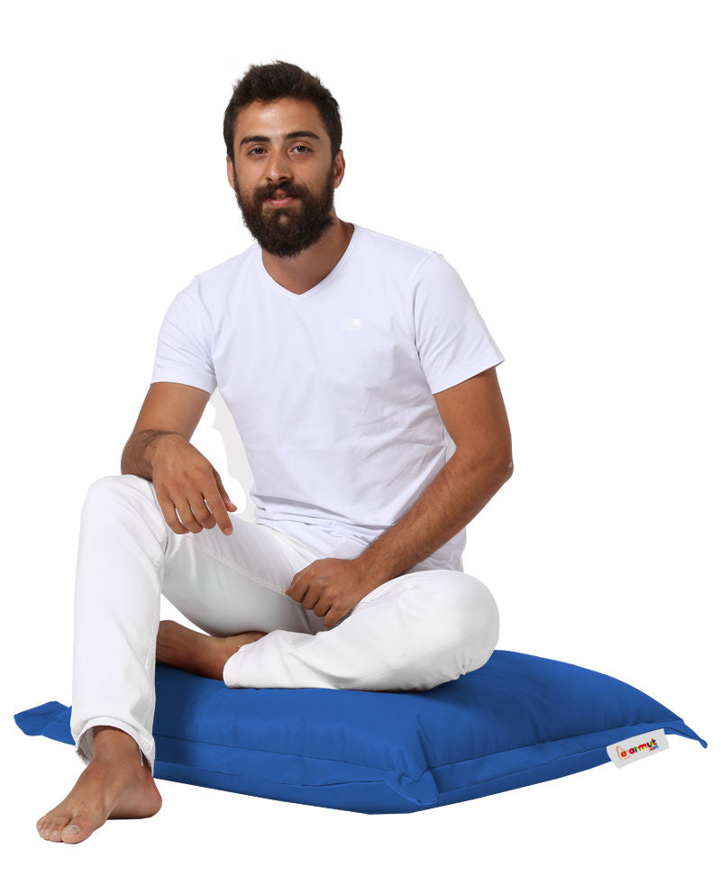 Almofada de jardim-Cushion Pouf-Azul