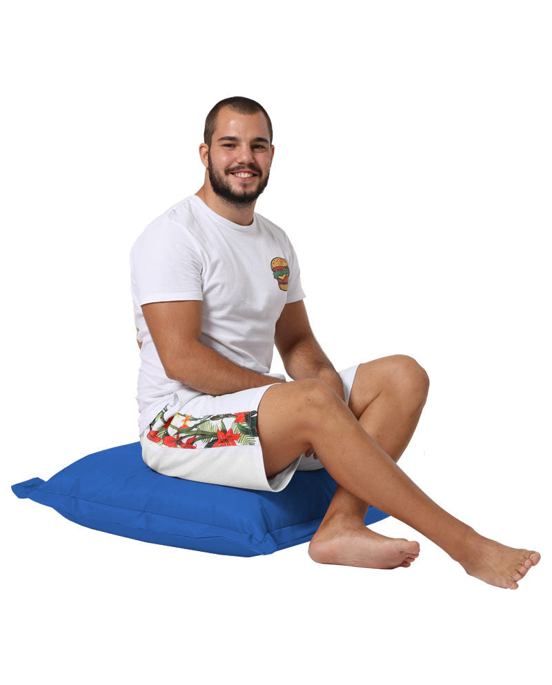 Almofada de jardim-Cushion Pouf-Azul