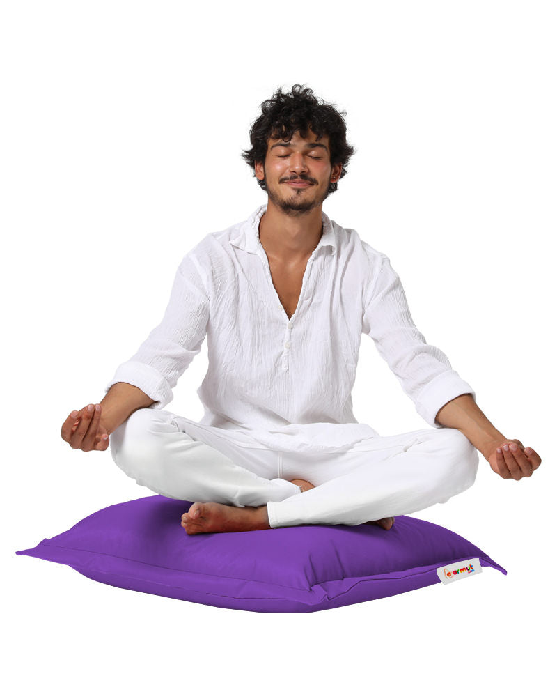 Almofada de jardim-Cushion Pouf-Roxo