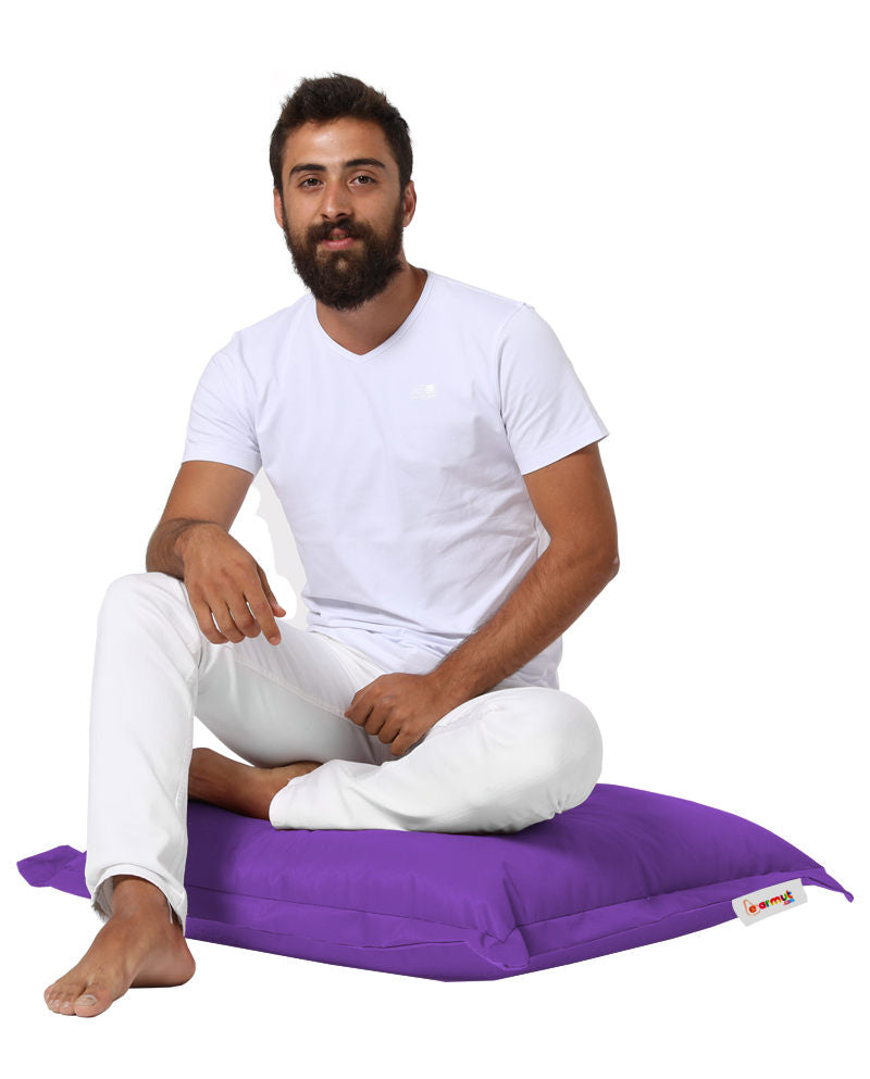 Almofada de jardim-Cushion Pouf-Roxo