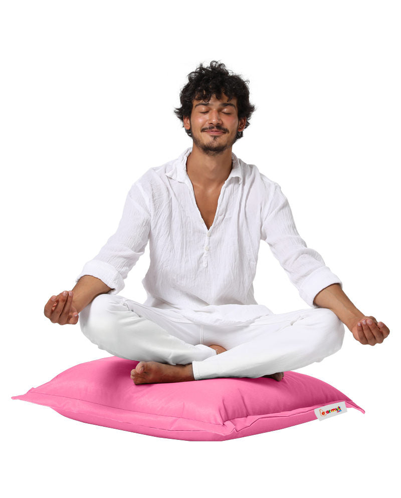 Almofada de jardim-Cushion Pouf-Rosa