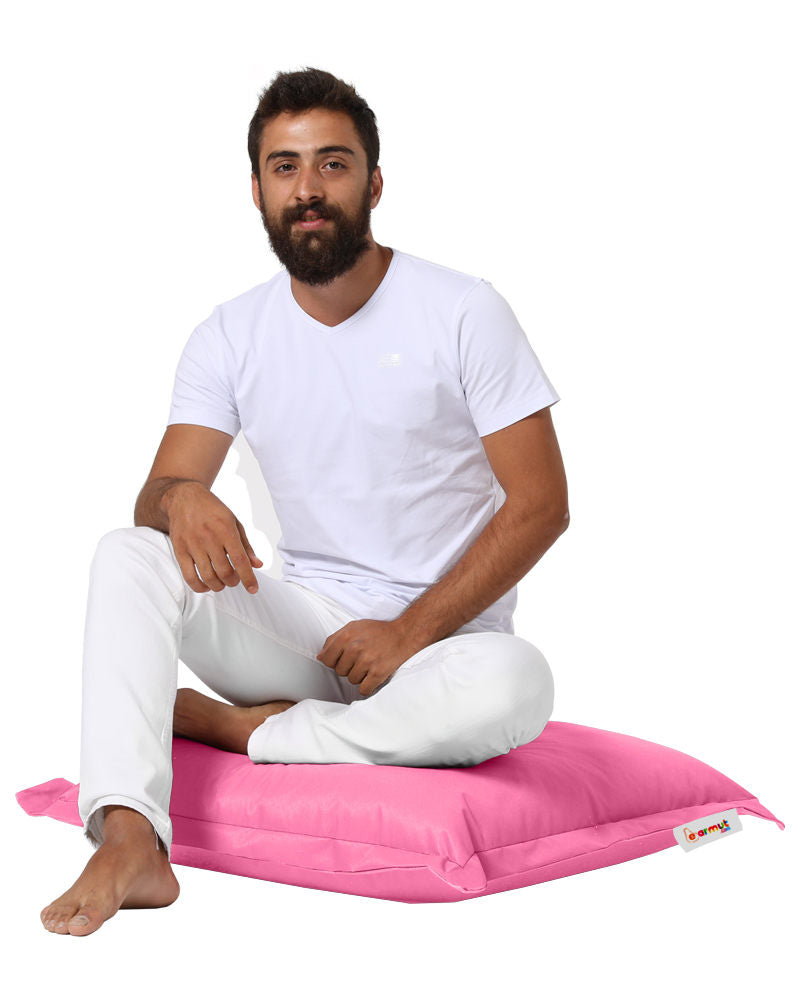 Almofada de jardim-Cushion Pouf-Rosa