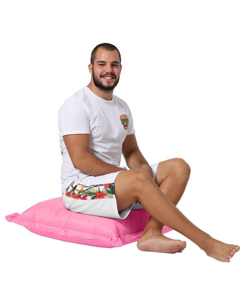 Almofada de jardim-Cushion Pouf-Rosa