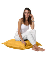 Almofada de jardim-Cushion Pouf-Amarelo