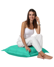 Almofada de jardim-Cushion Pouf-Turquesa