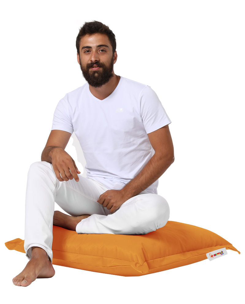 Almofada de jardim-Cushion Pouf-Laranja