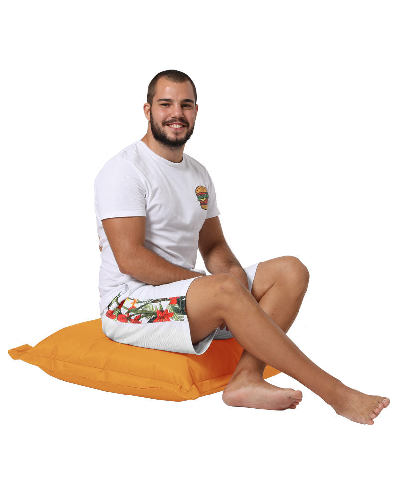 Almofada de jardim-Cushion Pouf-Laranja