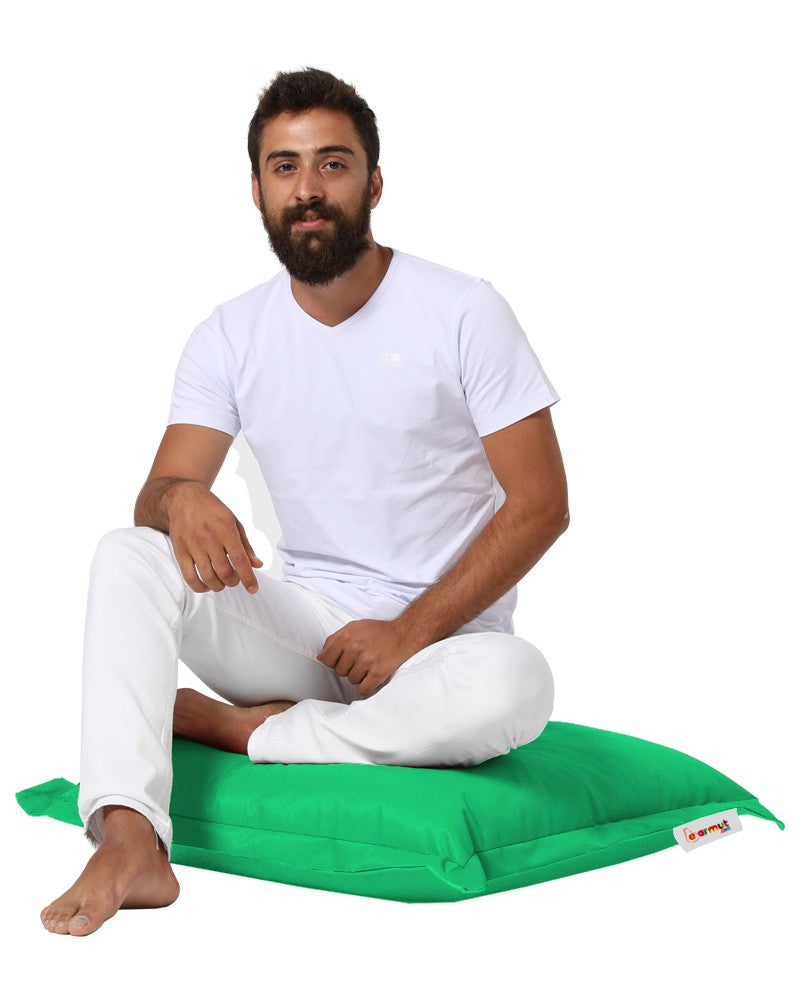 Almofada de jardim-Cushion Pouf-Verde