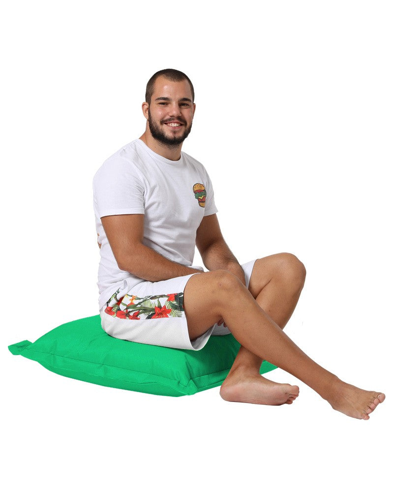 Almofada de jardim-Cushion Pouf-Verde