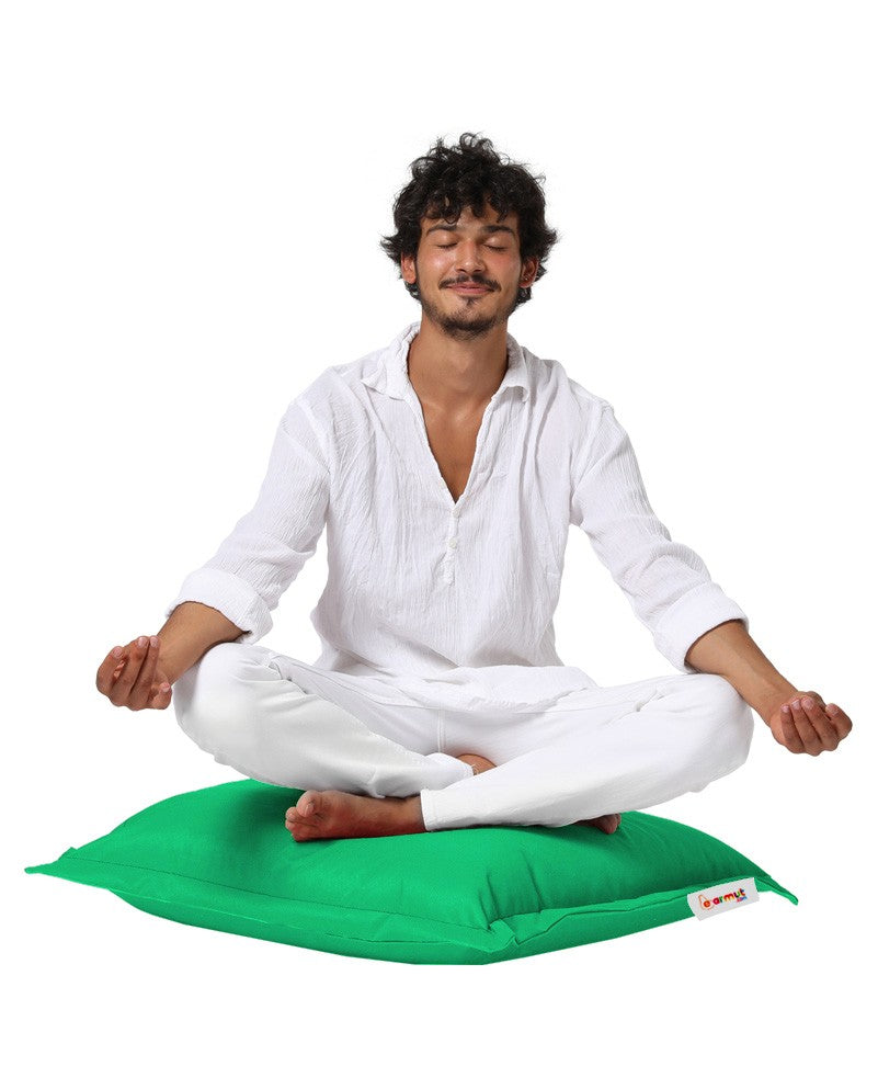 Almofada de jardim-Cushion Pouf-Verde