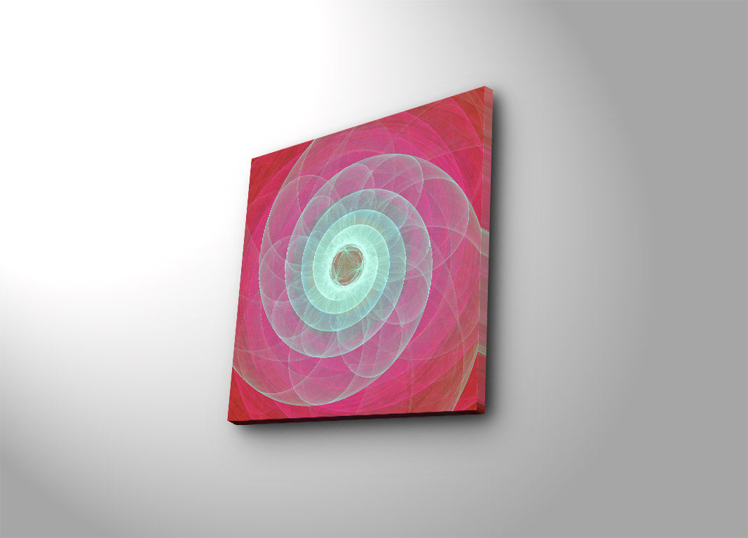 Tela Decorativa Multicolor 45 x 45 cm em Camurça 100% com Moldura de Madeira (3 cm) – 4545K-92