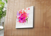 Tela Decorativa Multicolor 45x45 cm em Camurça 100% com Moldura de Madeira 3 cm – 4545K-93 (249CVT1203)